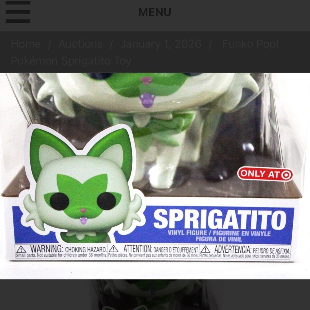 Funko Pop! Pokémon Sprigatito Toy - Picture 3 of 8